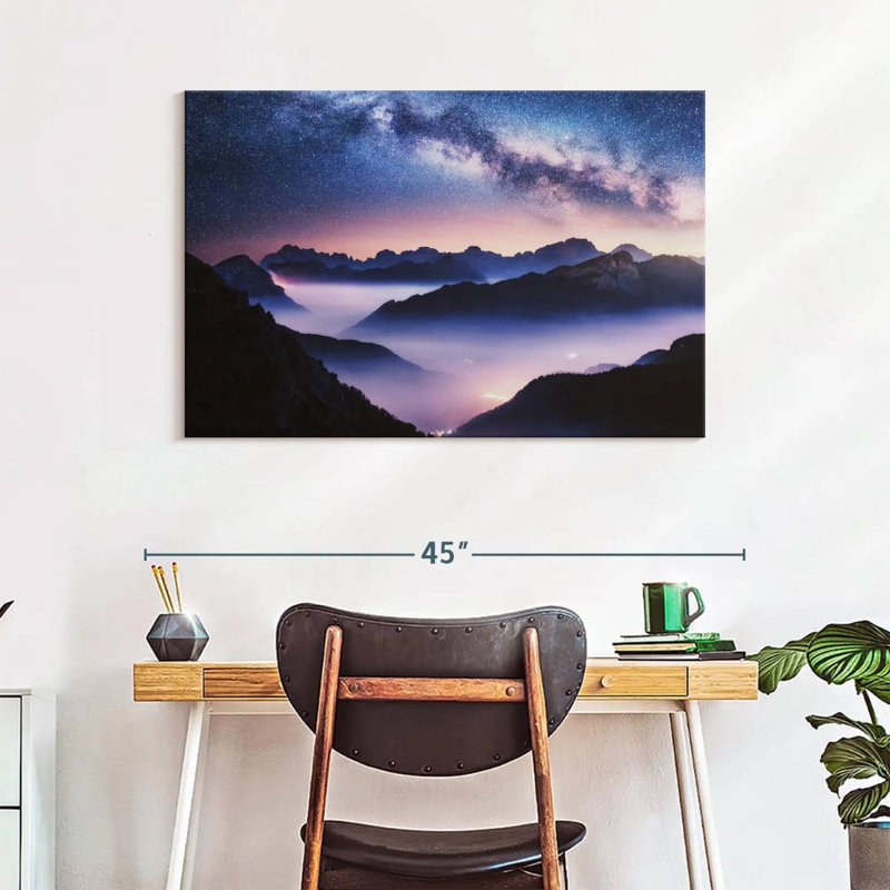 Oberle Bright Starry Night, 26" H x 39" W