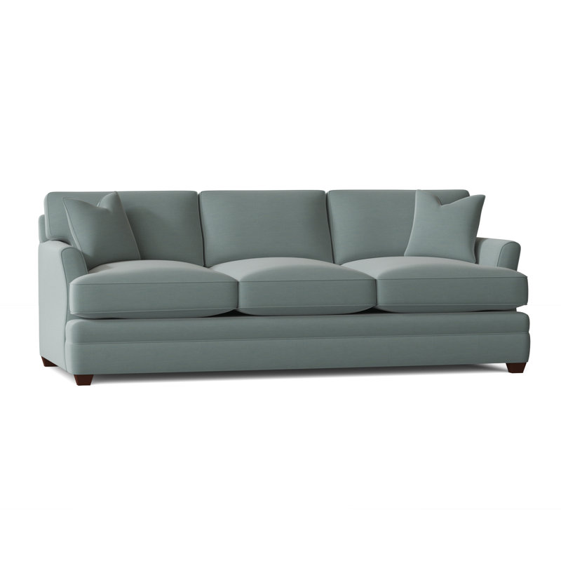 Harriss Upholstered 91'' Sofa, Canvas Spa Sunbrella® Canvas