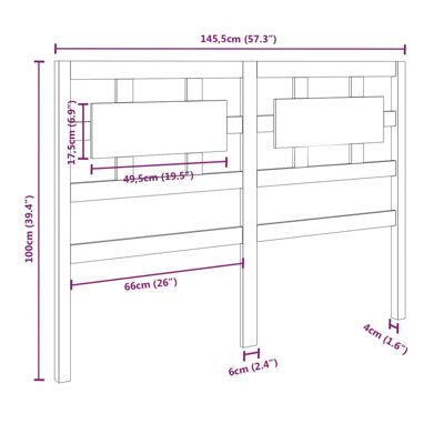 Oakhaven Solid Wood Slat Headboard