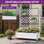Jardinière surélevée avec treillis-1912510771-1912510768