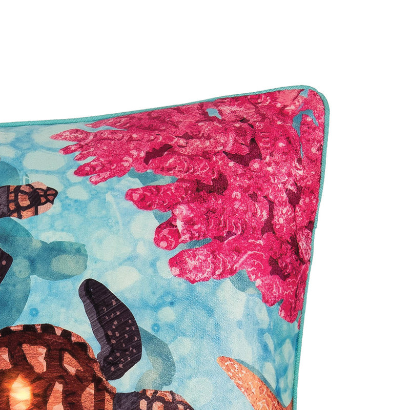 Baby Turtle Light-Up LED Throw Pillow
