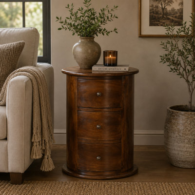 Quevedo Solid Wood 3 -Drawer Accent Chest