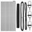 Vidaxl Fence With Posts PVC-Coated Steel-116798122-116798127