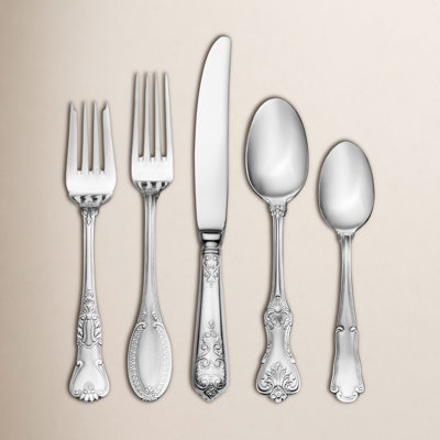 Wallace Hotel 20-Piece 18/10 Stainless Steel Flatware Set, Service for 4