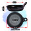 Batterie de cuisine ancienne, casserole en argile Chamba, moyenne, 48 onces