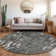 Premium Machine Washable Prisco Gray Rug
