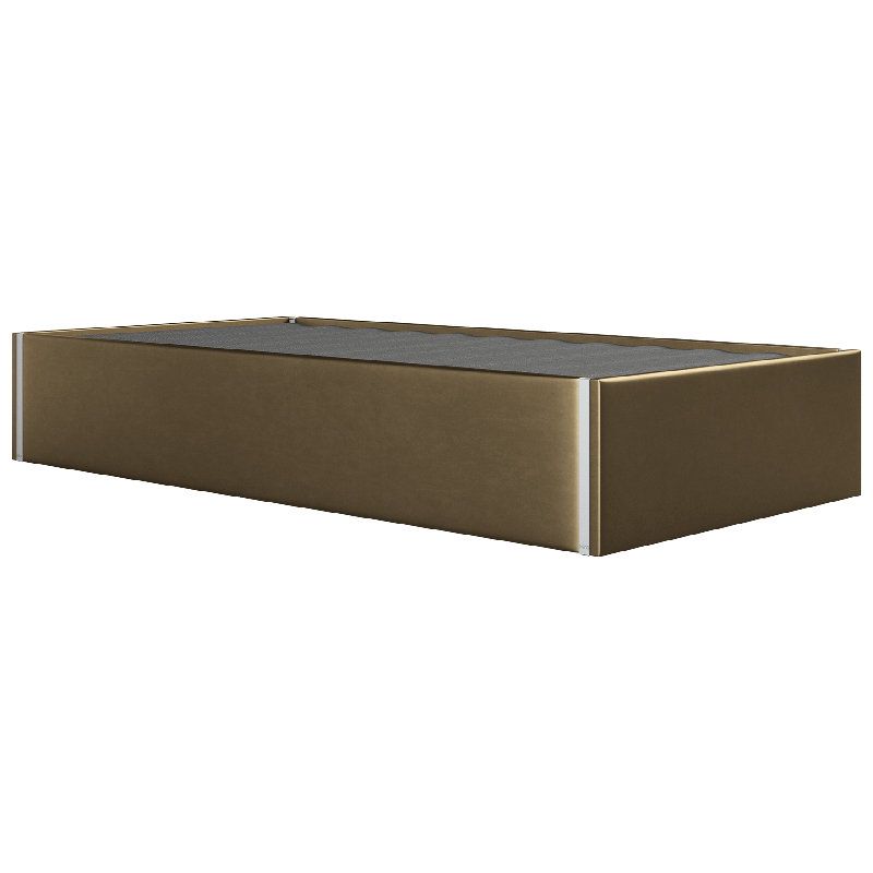 Sapan Upholstered Bed, Metallic Gold, Twin