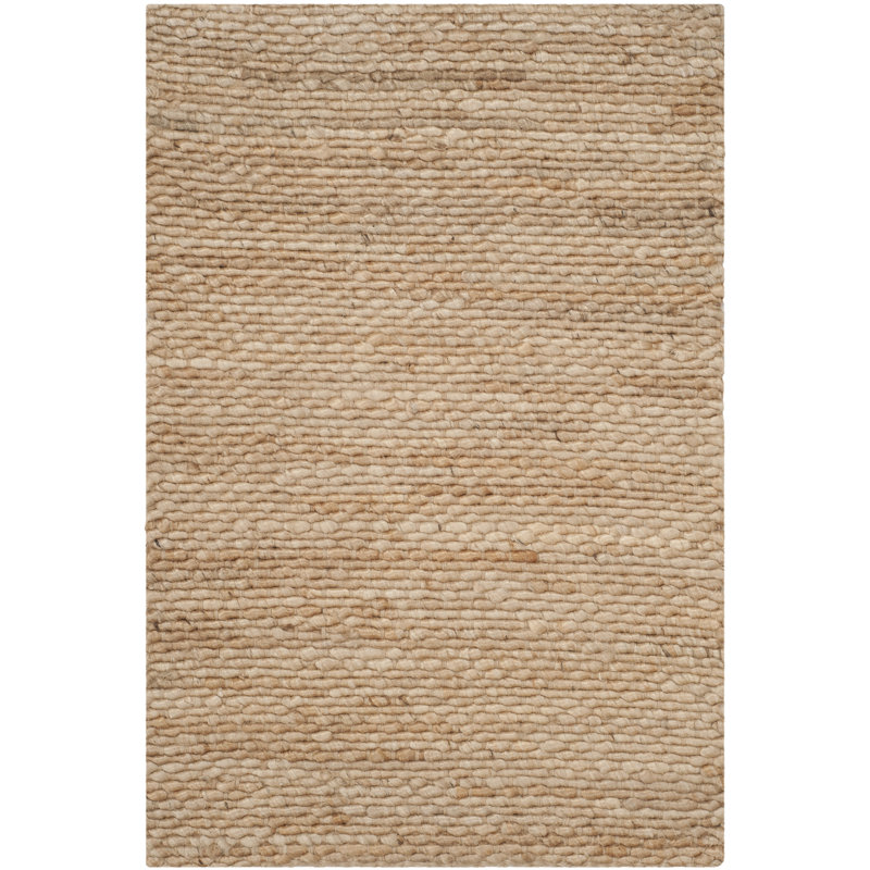 Auckland Handmade Flatweave Natural Area Rug, Rectangle 3' x 5'