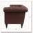83.66 Inch Width Traditional Square Arm Sofa