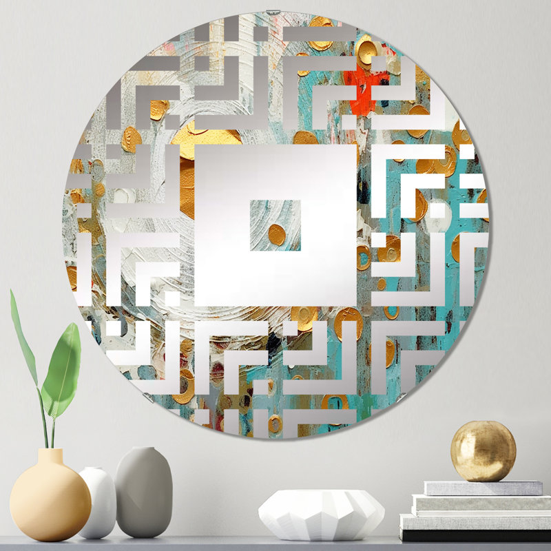 Doloris - Miroir mural carré, 31,4 po x 31,4 po
