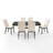 Dunblane Self Storing Leaf Dining Set-2046189122