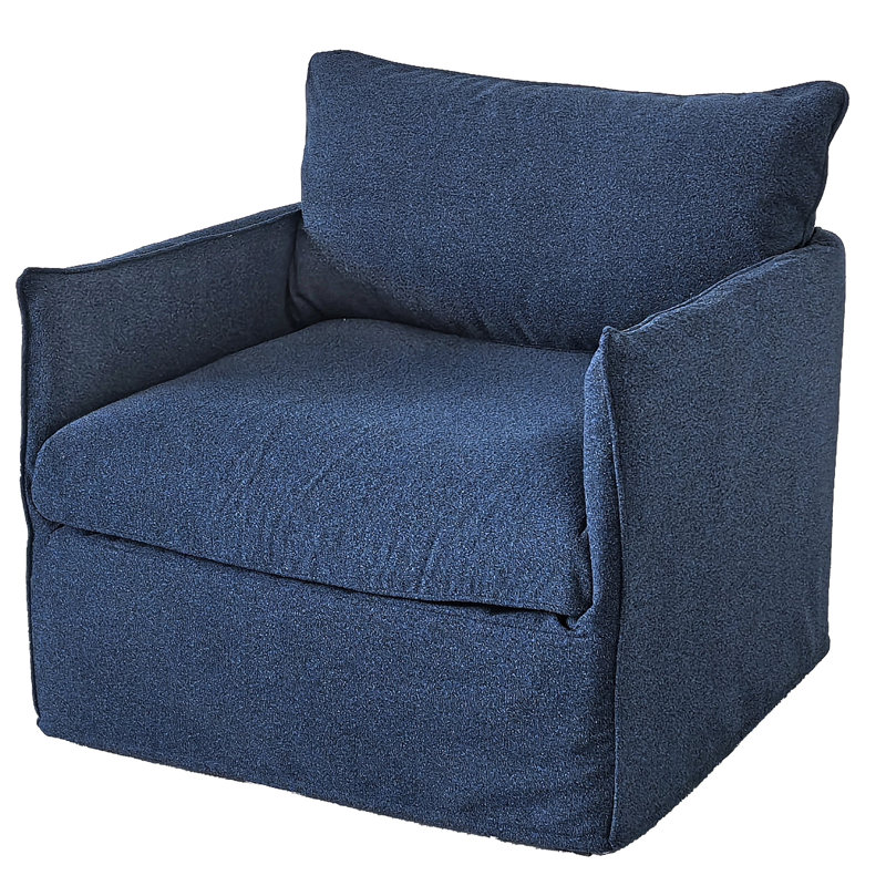  Fauteuil club Flexiform, Tissu bleu