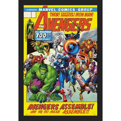 " Avengers 100th Comic Cover "