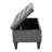 Baylie Faux Leather Ottoman-23112736