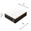 Matelas hybride moelleux de 10 po avec ressorts ensachés indépendamment et mousse viscoélastique imprégnée de gel, sans fibre de verre, support de bord à isolation de mouvement, matelas dans une boîte, certifié Certipur-Us-848468701