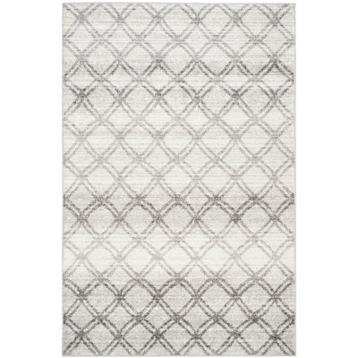 Tapis argenté / gris anthracite Muniz