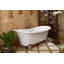 Edwardian™ Exposed 3 Handle Floor Mounted Clawfoot Tub Faucet-105356497