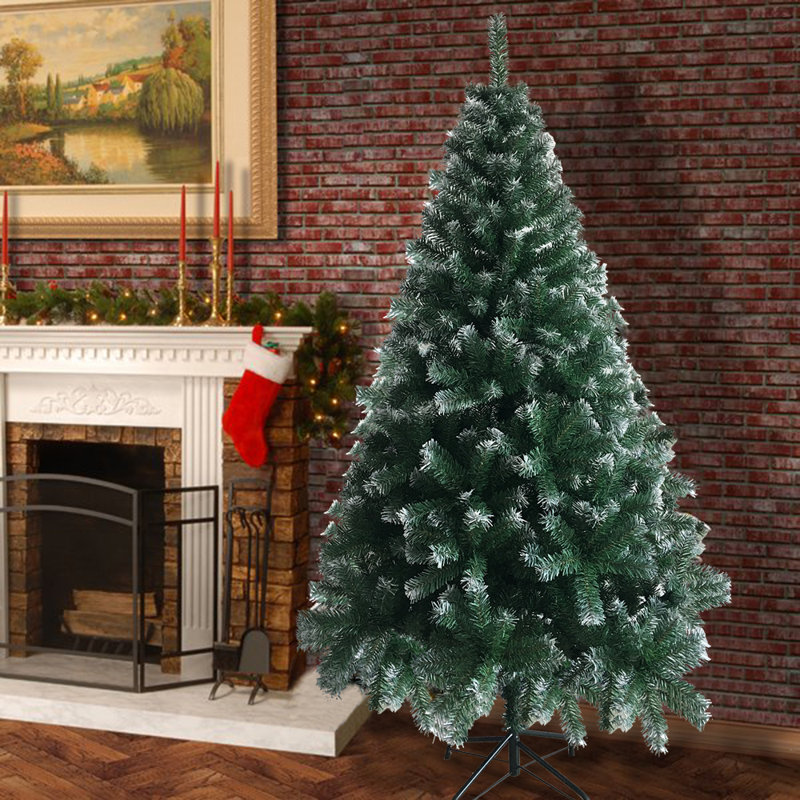 Sapin de noël artificiel blanc 6 pi