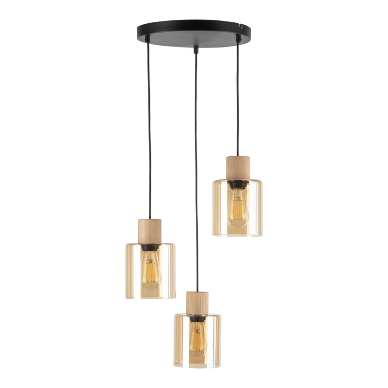 Antonietta 3 - Light Brown Cluster Pendant