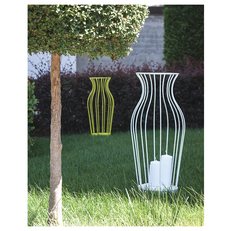 Hillhurst Metal Freestanding Umbrella Stand, White