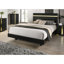 Ensemble de chambre à coucher moderne 3 pièces avec tables de chevet 2 x DEL-1696850590-1696850588