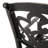2Pcs Copper Cast Aluminum Patio Seating Chairs - Detachable Back Of 2, Finish, Rust-, Comfortable Seat, Cloud-Like