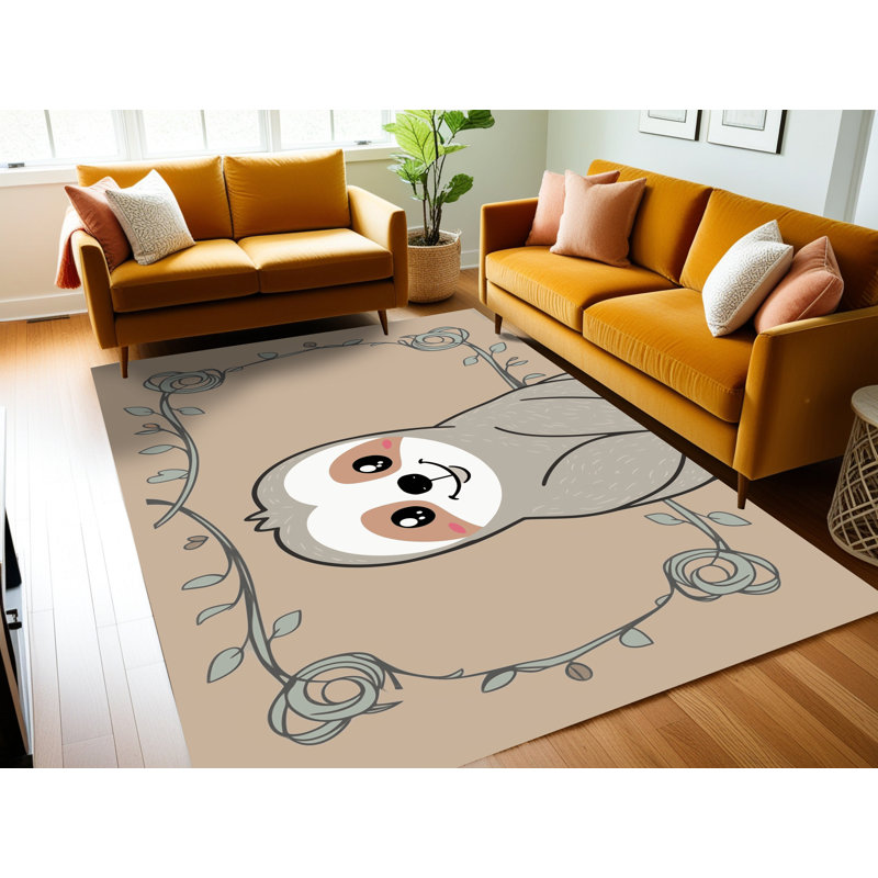 Tapis pour enfants East Urban Home, Rectangulaire 8 pi x 12 pi
