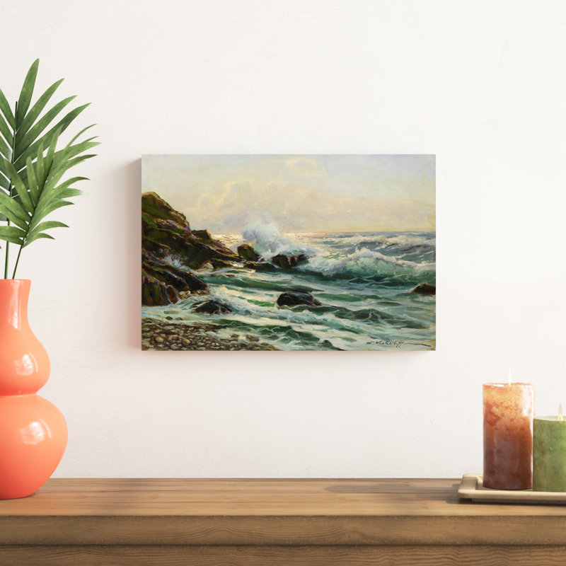 Main Seascape I, H 12 po x l 18 po x P 1 po