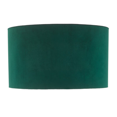 20cm H Velvet Drum Pendant Shade