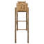  Jardinière de jardin avec support Naturel 39,37 x 14,96 x 44,88 po-1065160934