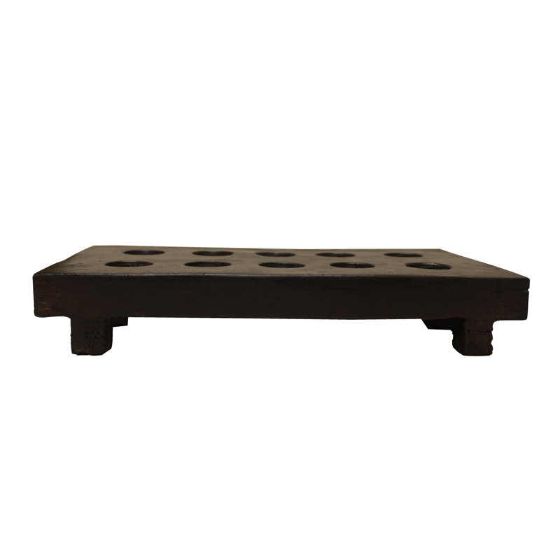 1.5'' H Solid Wood Tabletop Dish