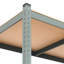 Étagère de rangement thermolaquée 5 niveaux gris-1513834727