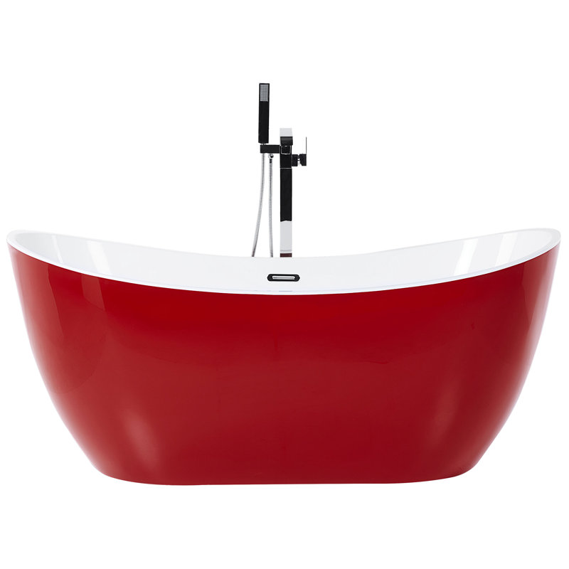Metcalfe x Freestanding Standard Acrylic Bathtub, 550cm H x 1500cm L x 750cm W