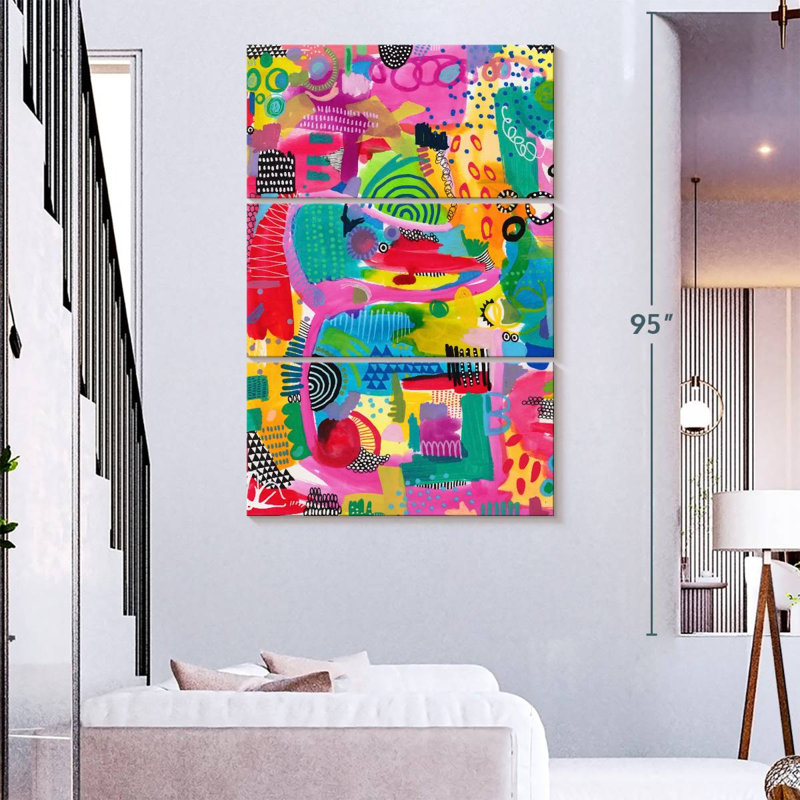 Avery Bubblegum Crush, 74" H x 48" W