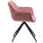 Solace Mid-Century Modern Velvet Upholstery Metal Base Armchair-144879311