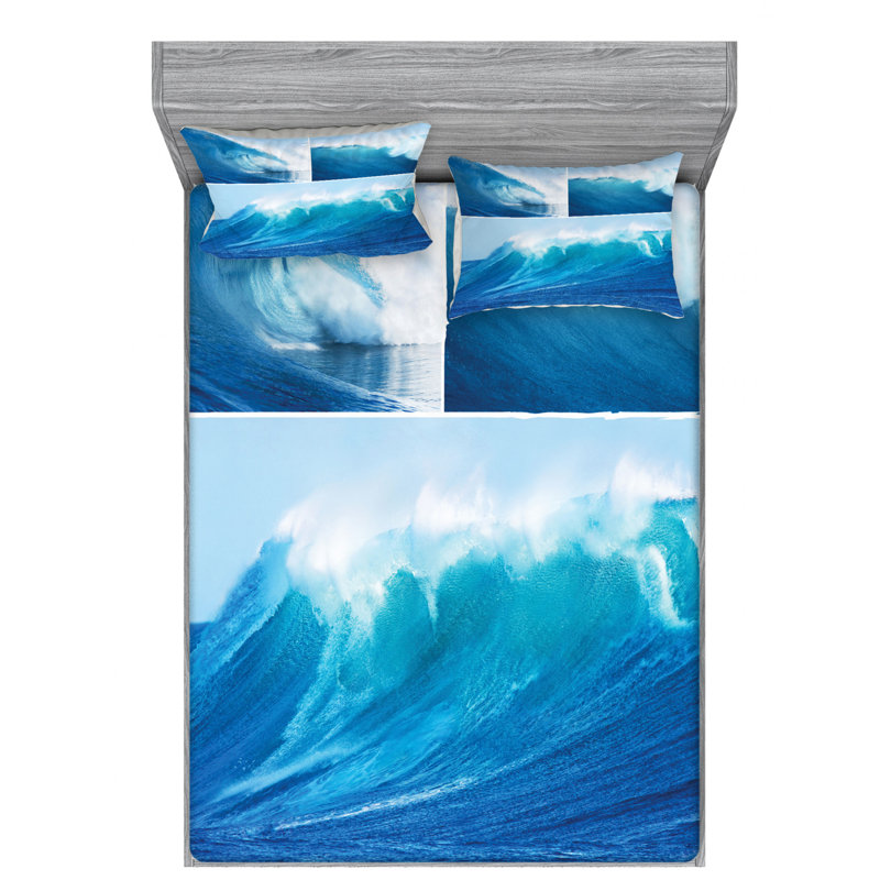 Microfiber Sheet Set, Full Sheet Set with Fitted Sheet