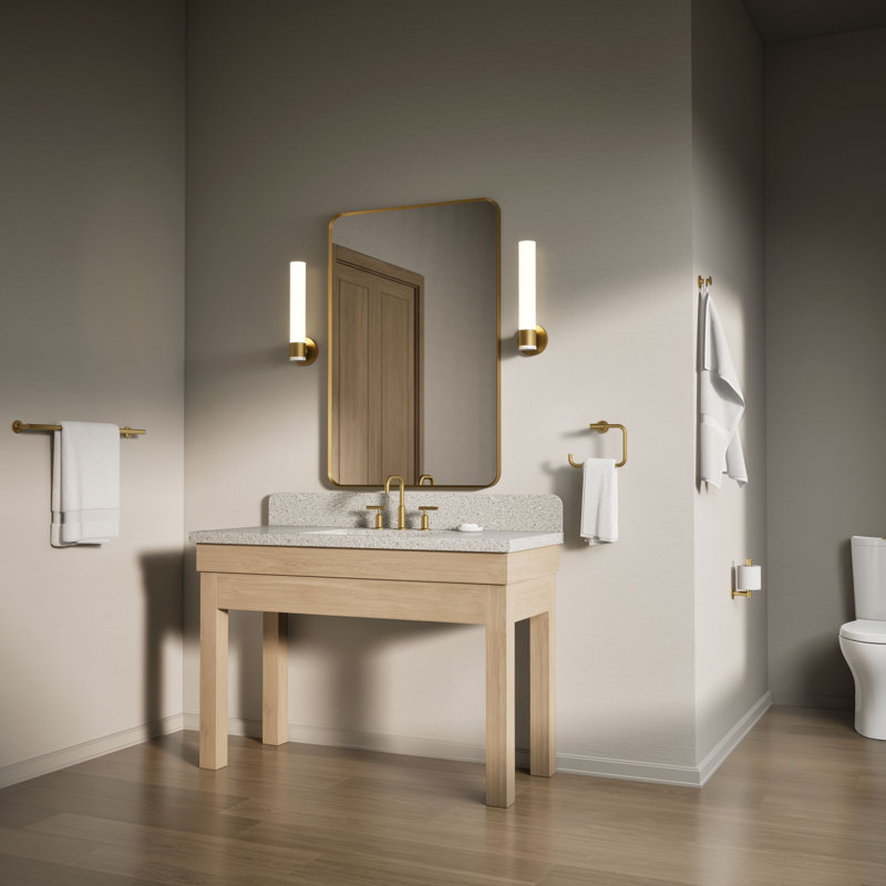 Kohler Persuade Dual-Flush Actuator, Vibrant Brushed Moderne Brass