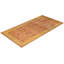 Tapis jaune / orange noué à la main de conception unique 8 pi 2 po x 16 pi 1 po Keenan