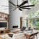 Aura 8 - Blade Indoor/Outdoor Smart Ceiling Fan with Adjustable CCT 2700K-3000K-4000K-5000K LED Light Kit and Remote Control Included, Works With Alexa and iOS or Android App