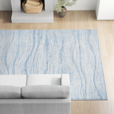 Ameelia Hand Tufted Indian Wool And Cotton With Latex Abstract Rug