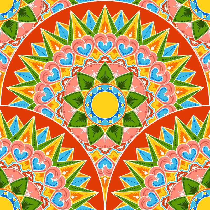 " Costa Rica Pattern " by Irinelle, 20" W x 20" H