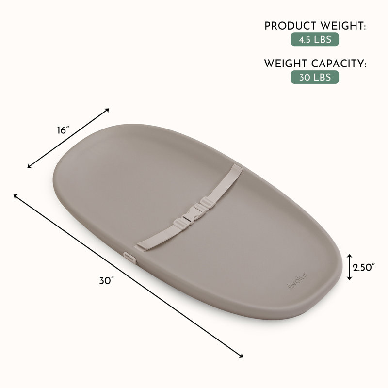 Evolur Eva Changing Pad, Oatmeal