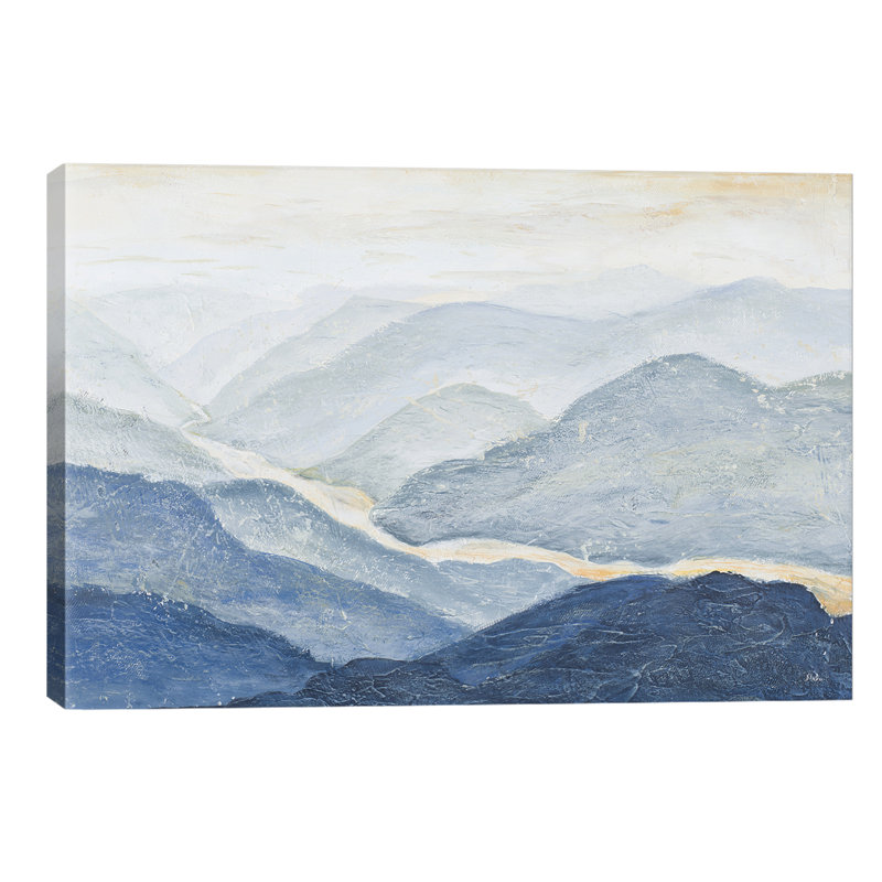 Blue Mountains by Patricia Pinto - Wrapped Canvas Painting, 152.5 cm H x 101.5 cm W