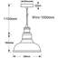 URBNLIVING 1 - Light Single Pendant-83022700