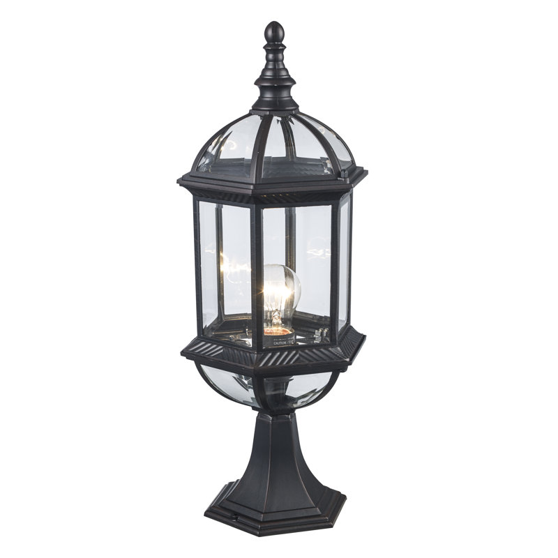 Annagret 1 - Light 21" H Pier Mount Light, Rust