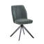 Aspen Round Dining Table with 4 Swivel Upholstered Fabric Chairs - Modern Dining Set-959855327-959855326