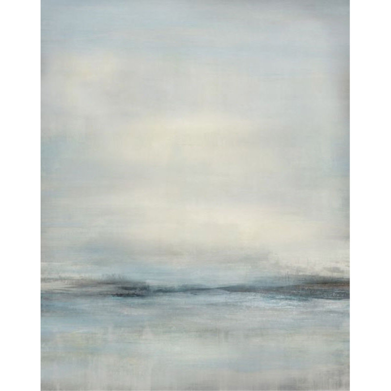 Zen Fields Print by Mari Urasawa, 30" H x 24" W x 1.5" D, Glass Coat