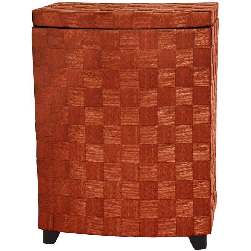 Wicker Laundry Hamper, Large (27.5"H x 19.75"W x 15"D), Honey