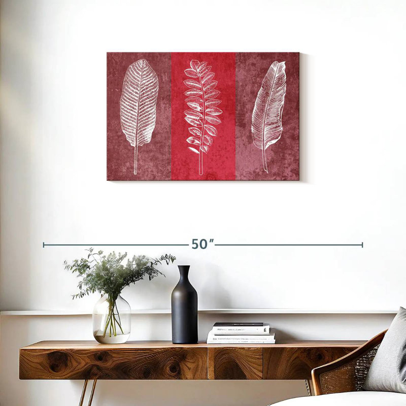 Harnek Leaf Imprints, 20" H x 30" W