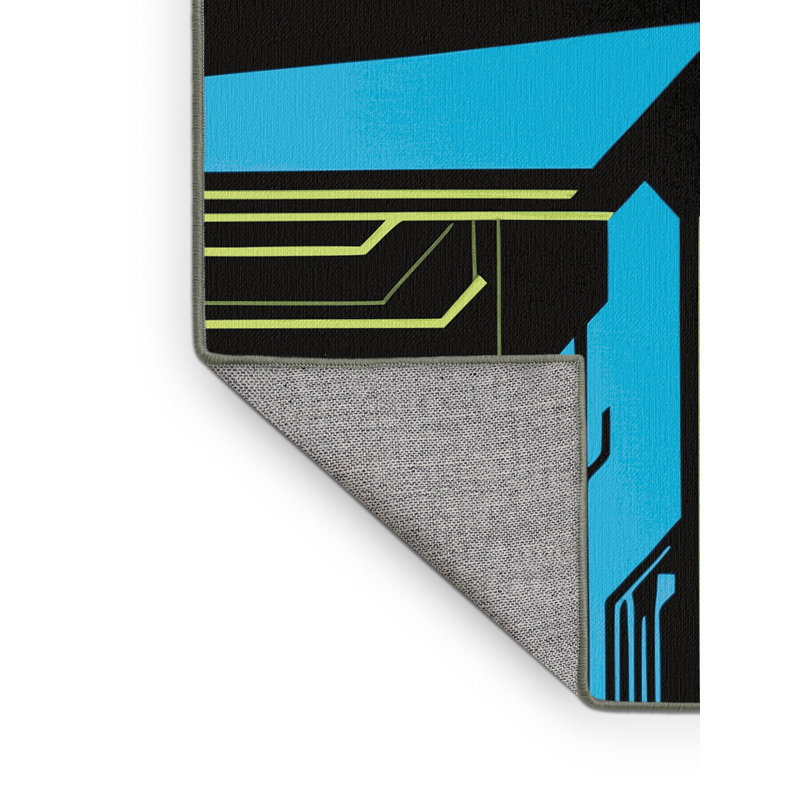 Neon Apex Rug, Rectangle 2' x 3'